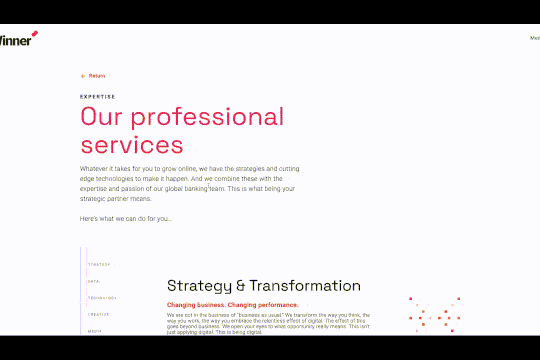Sample animation of a progress bar