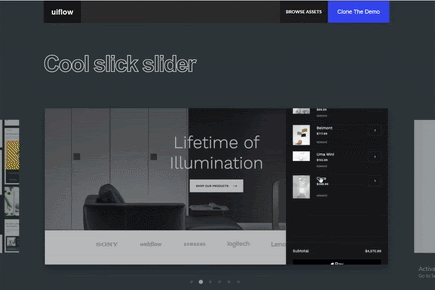 Gallery slide show example