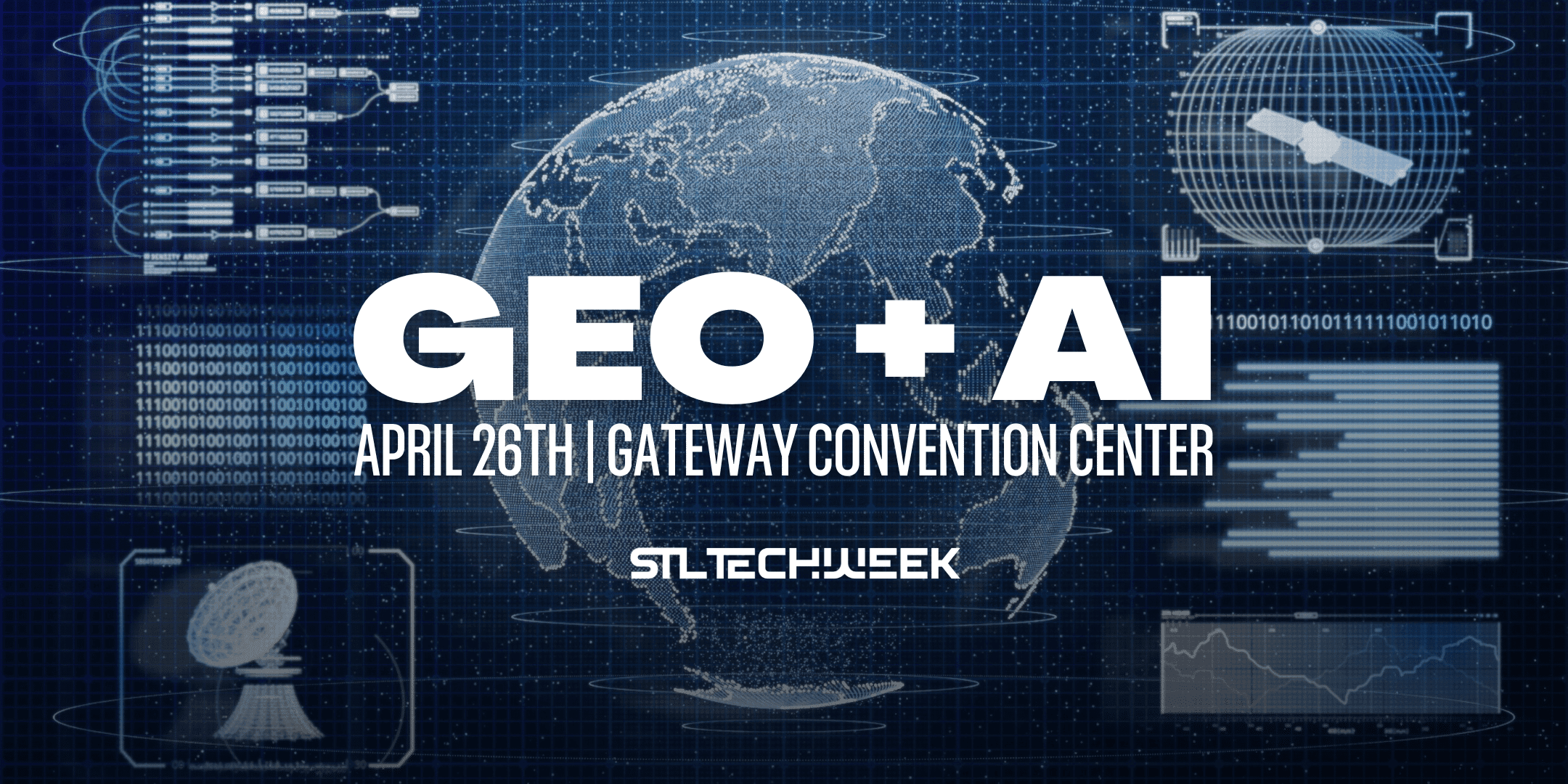 Title slide for GEO & AI session at STL Tech Week